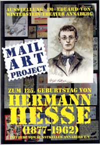 Mail Art Project All about Hermann Hesse Katalog Cover